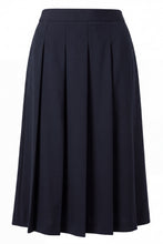 Load image into Gallery viewer, Midi skirt in wool fabric with pleats