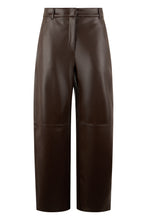 Load image into Gallery viewer, Wide eco-leather pants