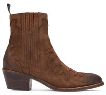 Load image into Gallery viewer, Cowboy boots in suede