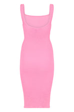 Load image into Gallery viewer, Midi dress in elastic fabric