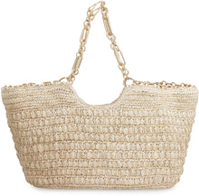 Load image into Gallery viewer, Naima raffia tote bag