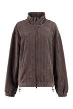 Load image into Gallery viewer, Chenille full-zip sweatshirt