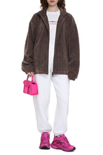 Load image into Gallery viewer, Chenille full-zip sweatshirt
