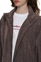 Load image into Gallery viewer, Chenille full-zip sweatshirt