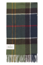 Load image into Gallery viewer, Checked scarf with fringes