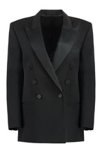 Load image into Gallery viewer, Peagan Double-breasted wool jacket