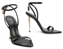 Load image into Gallery viewer, High-heeled sandals in leather