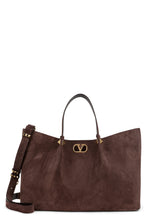 Load image into Gallery viewer, Large shopping bag in suede