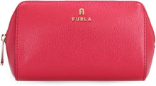 Load image into Gallery viewer, Furla Camelia leather beauty case