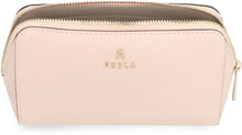 Load image into Gallery viewer, Furla Camelia leather beauty case