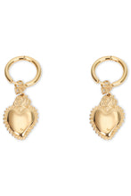 Load image into Gallery viewer, Earrings with heart pendant