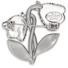 Load image into Gallery viewer, Brooch with gem stones