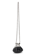 Load image into Gallery viewer, Pouch Pasticcino nano in satin and rhinestones