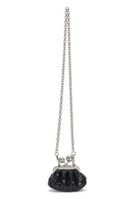 Load image into Gallery viewer, Pouch Pasticcino nano in satin and rhinestones