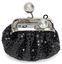 Load image into Gallery viewer, Pouch Pasticcino nano in satin and rhinestones