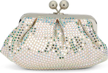 Load image into Gallery viewer, Small satin cake bag with rhinestones