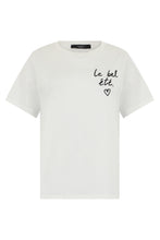 Load image into Gallery viewer, Cotton T-shirt with embroidery