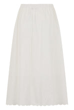 Load image into Gallery viewer, Long skirt in a blend of cotton and linen