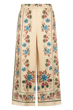 Load image into Gallery viewer, Silk pants with floral print