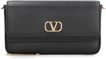 Load image into Gallery viewer, VLogo leather clutch