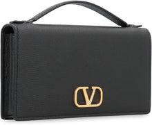 Load image into Gallery viewer, VLogo Signature leather wallet on chain