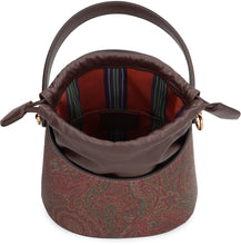 Load image into Gallery viewer, Saturno paisley print bucket bag