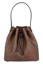Load image into Gallery viewer, Paisley print small bucket bag