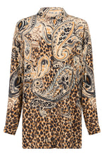 Load image into Gallery viewer, Printed silk blouse