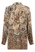 Load image into Gallery viewer, Printed silk blouse