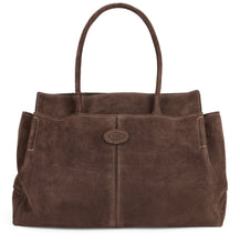 Load image into Gallery viewer, Shopping Bag M in suede