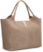 Load image into Gallery viewer, Medium-small suede shopping bag