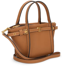 Load image into Gallery viewer, Elegant and versatile brown leather bag