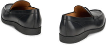 Load image into Gallery viewer, Black Leather Slip-On Moccasin