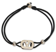 Load image into Gallery viewer, Bracelet with metallic logo