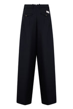 Load image into Gallery viewer, Wide pants in a wool and silk blend