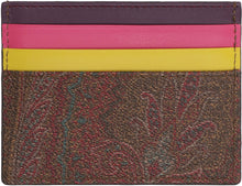 Load image into Gallery viewer, Paisley print card case