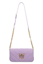 Load image into Gallery viewer, Mini Love Click baguette bag in leather