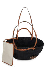 Load image into Gallery viewer, Ella Straw Basket tote bag