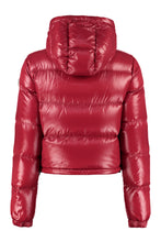 Load image into Gallery viewer, Hooded quilted down jacket