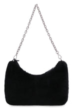 Load image into Gallery viewer, Logo detail shearling crossbody bag