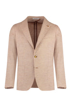 Load image into Gallery viewer, Cotton blend single-breast jacket