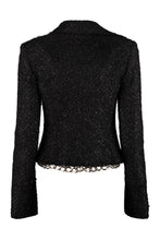 Load image into Gallery viewer, Cotton blend tweed jacket