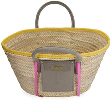 Load image into Gallery viewer, Soleil raffia handbag