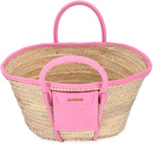 Load image into Gallery viewer, Soleil raffia handbag