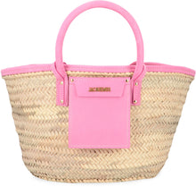 Load image into Gallery viewer, Soleil raffia handbag