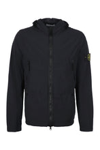 Load image into Gallery viewer, Hooded techno fabric raincoat