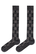 Load image into Gallery viewer, Jacquard logo cotton blend socks