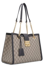 Load image into Gallery viewer, Padlock GG supreme fabric handbag