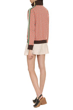Load image into Gallery viewer, Contrasting stripes full-zip jacket