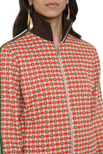 Load image into Gallery viewer, Contrasting stripes full-zip jacket